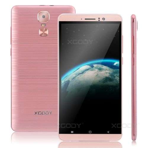 6.0" XGODY 3G Unlocked Android 5.1 Smartphone 8GB 5MP+5MP 2SIM 4Core Cell Phone