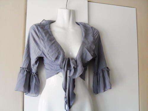 Beautiful Grey Bolero Top *SPECIAL*