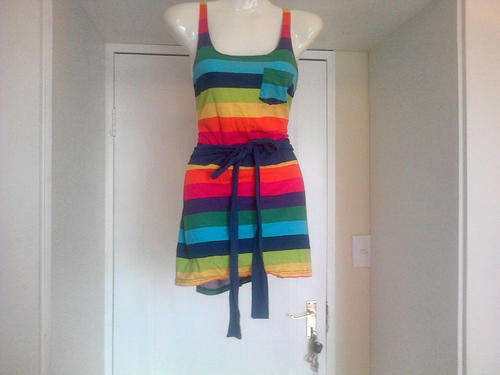 LOVELY RAINBOW TOP! PRICE REDUCED!