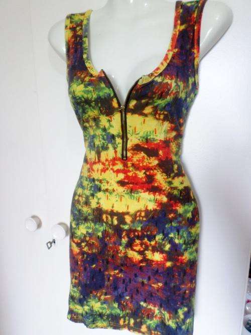 Stunning Tie Die Hippy Dress! ONLY WORN ONCE ON SET!!