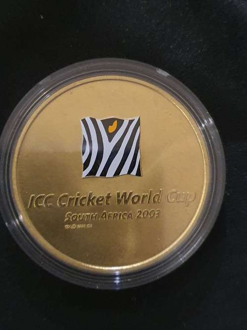 ICC CRICKET WORLD CUP 2003 SOUTH AFRICA COMMEMORATIVE MEDAL - NO COA