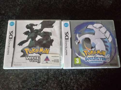 Pokemon Soulsilver and Pokemon White Games Combo