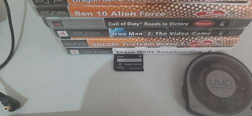 PSP 3000 good condition with 10 games