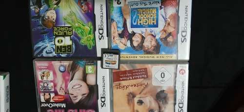 Nintendo DS Grey lots of scratches + 9 games