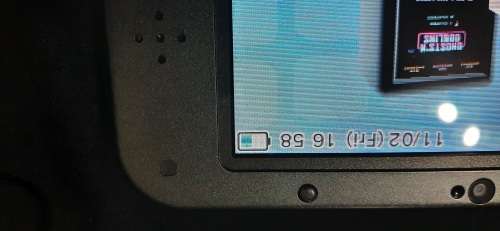 New Nintendo 3D XL ( has a small craxk on the right upper screen corner)
