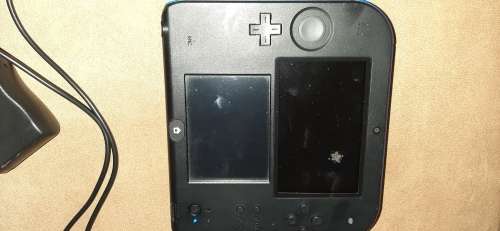 Nintendo 2DS Black and blue with 2 games