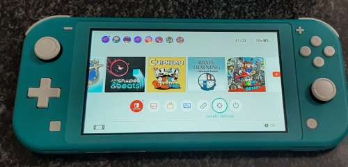 Nintendo Switch Lite( Has a crack in the body near the charging port no charger)