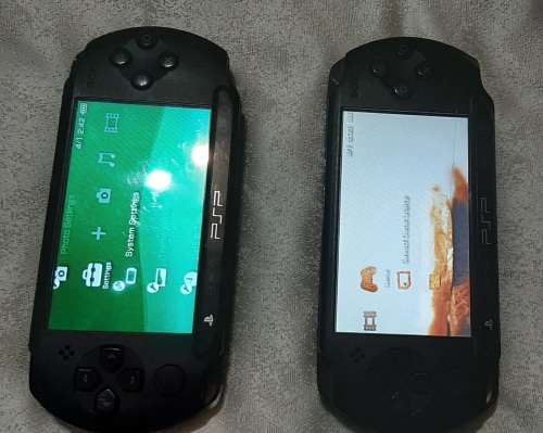 PSP Street x 2 has lots of sctatches but works 100%. ( One Charger)