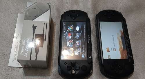 PSP Street x 2 has lots of sctatches but works 100%. ( One Charger)