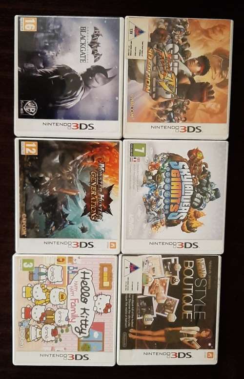 6 3DS games bundle