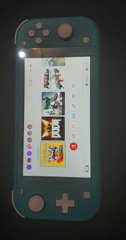 Nintendo Switch Lite ( Has a crack in the bottom housing) works 100%