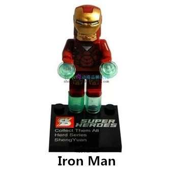 Iron Man The Avengers figures plastic building block sets toys Compatible With Lego