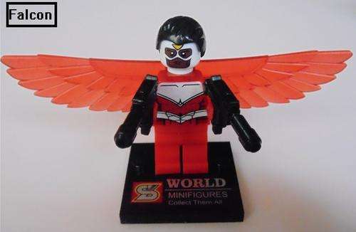 Falcon figure plastic building block toy Compatible With Lego