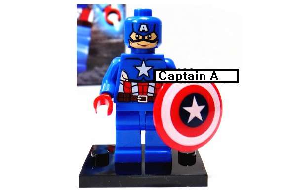 Captain America The Avengers figure plastic building block toy Compatible With Lego