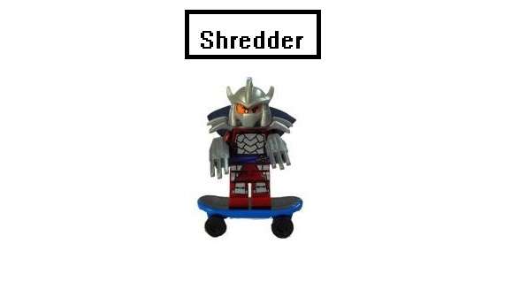 Shredder TMNT figure plastic building block toy Compatible With Lego