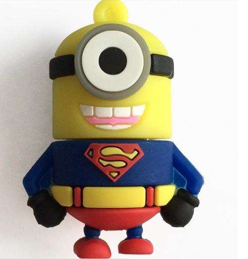 Minion Superrman usb 2.0 flash memory USB Flash Drive 8GB