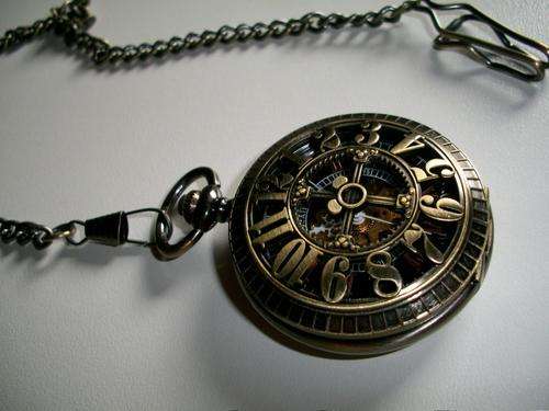 Steampunk Retro  Mechanical Hand Wind Pocket Watch