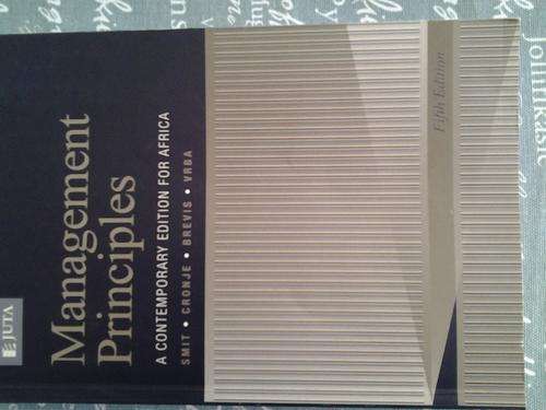 Management principles a contemporary edition for Africa 5th edition