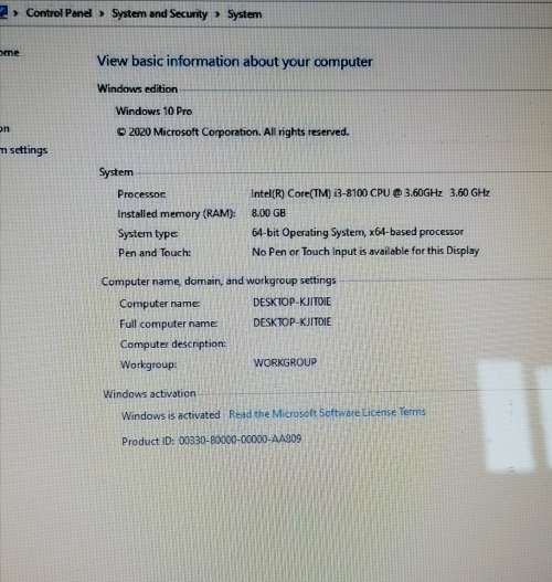 Starter Quad Core i3 8100 Gaming PC!