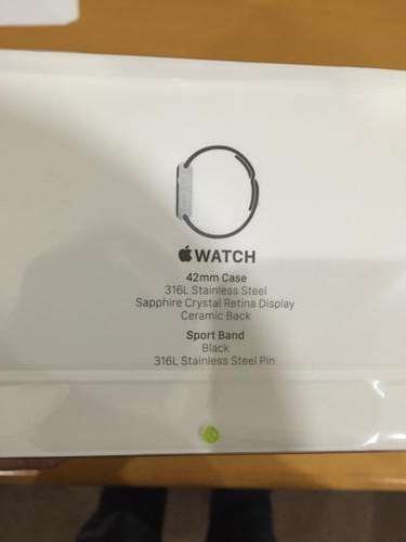 Apple Watch Edition 42mm - Sealed, Black Sport band