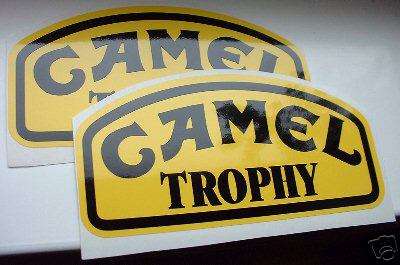 CAMEL TROPHY STICKERS