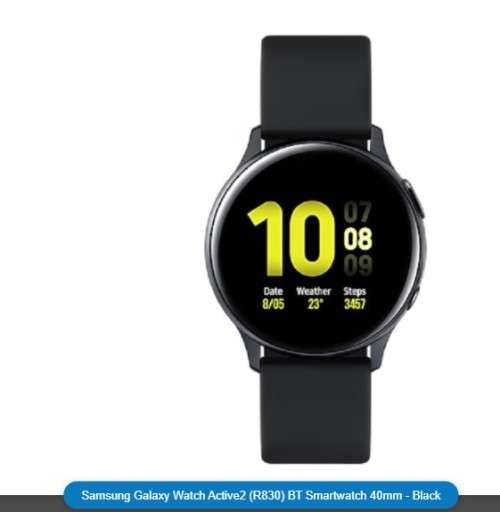 Samsung Galaxy Watch Active2 (R830) BT smartWatch 40mm - Black