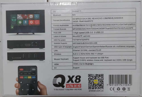 Android tv box Andowl 4gb ram/64 gig memory (Fast)