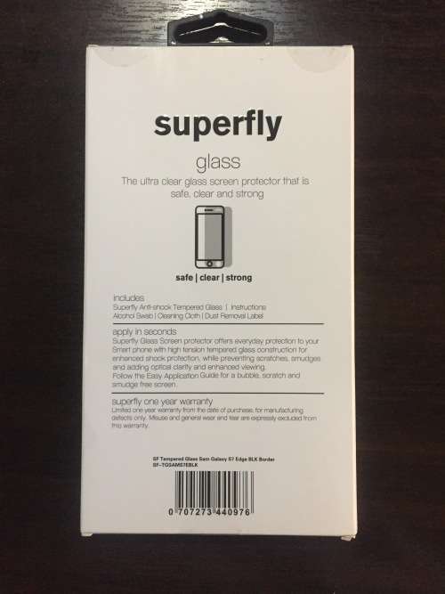 Samsung Galaxy S7 Edge Tempered Glass Screen Protector