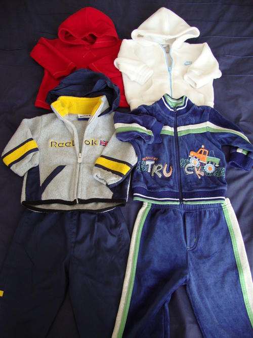 12-18 M BABY BOY TRACK SUITS + HOODIES
