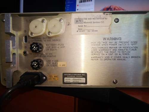 AVCOM PSA 65a 2-1000mhz Portable Microwave Spectrum Analyzer