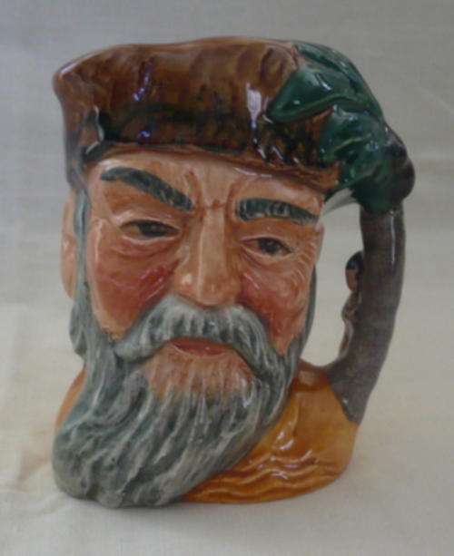 A miniature Royal Doulton Character Jug, Robinson Crusoe, D6546