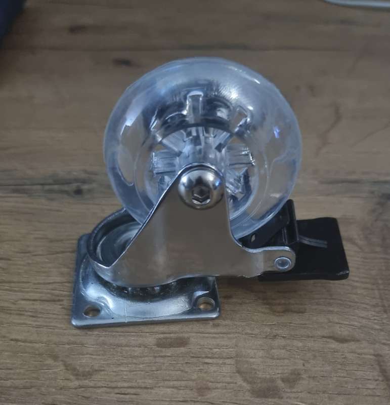 50mm Castor wheels with brake and swivel