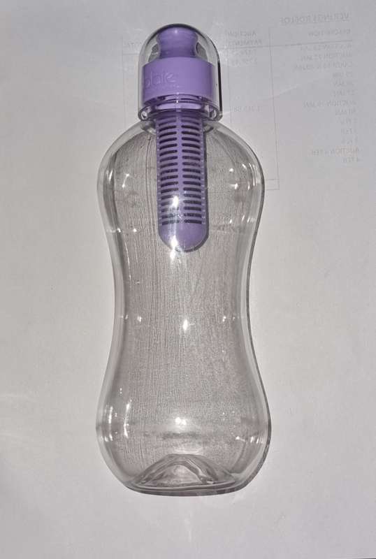 The Bobble Classic is a water bottle that is stylish, patented and filters water as you drink it