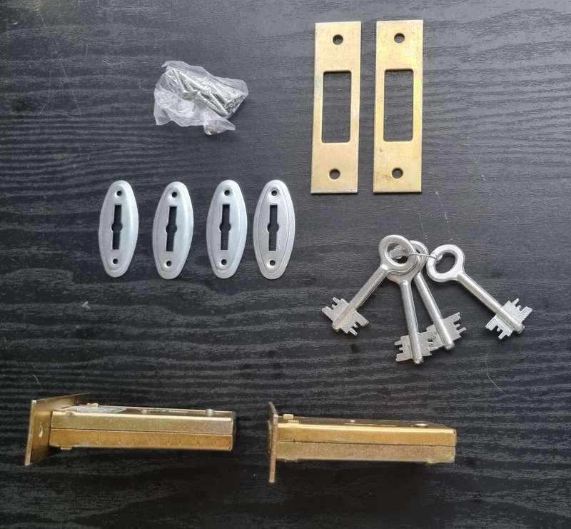 TWIN PACK JAGUAR Gate lock, Keyed alike and double locking