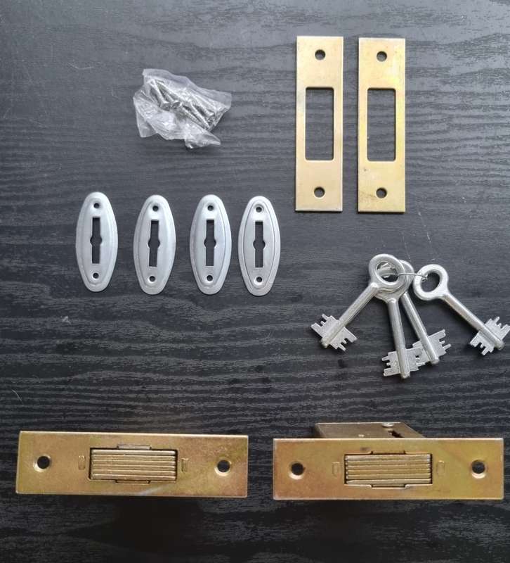 TWIN PACK JAGUAR Gate lock, Keyed alike and double locking
