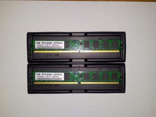 2X 1GB DDR2 PC2 6400 800MHZ Desktop 240PIN RAM low DENSITY DIMM memory