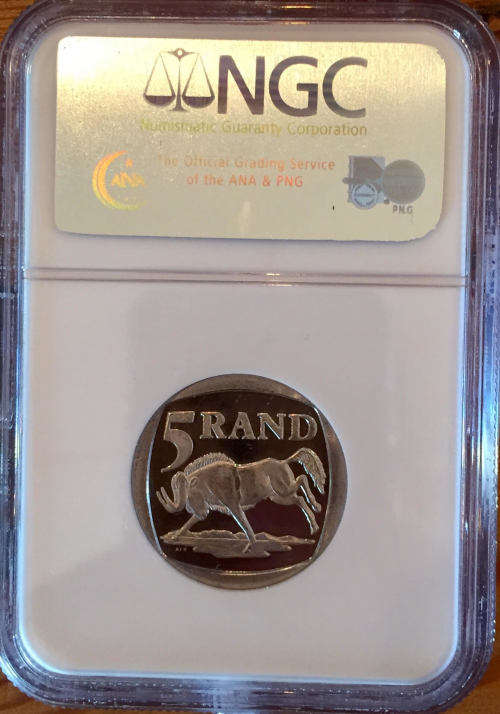 2000 R5 Mandela Coin PF67