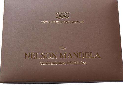 THE NELSON MANDELA R5 COMMEMORATIVE COIN SET!!
