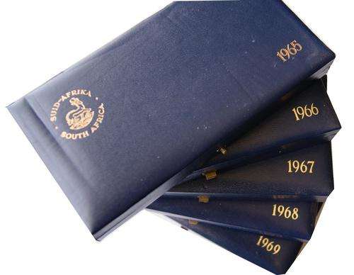 SA PROOF SETS 1965 - 1969 AMAZING DEAL!!