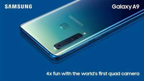 Samsung A9 Dual Sim -Lemonade Blue -Local stock - 6GB Ram and 128GB memory - 4 Rear Cameras