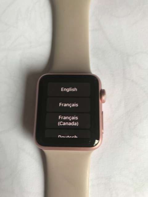 Apple Sport Watch Rose Gold 38mm
