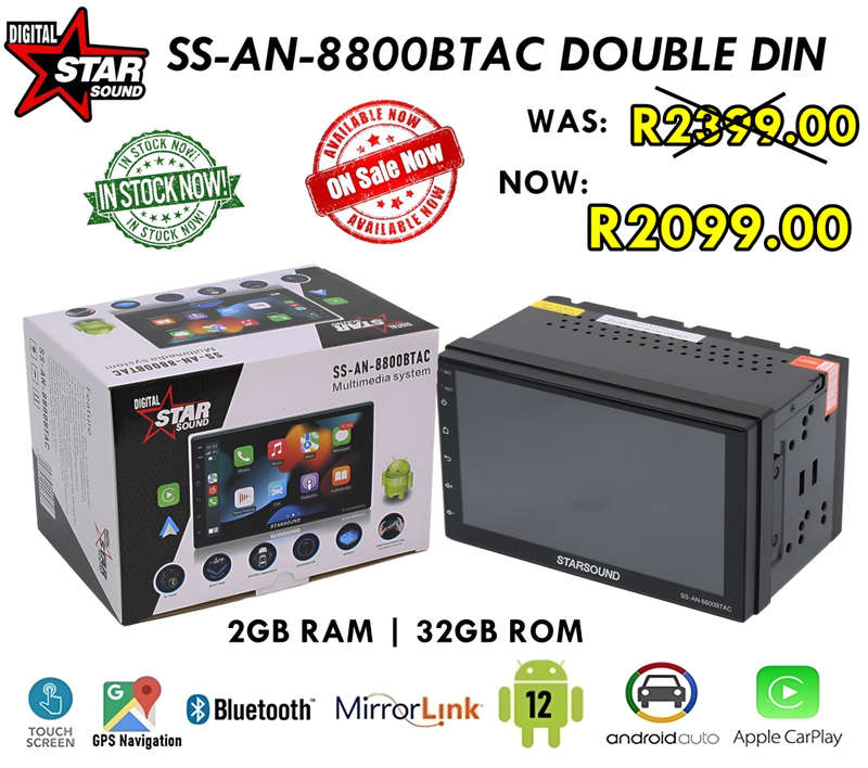Starsound SS-AN-8800BTAC: Double Din