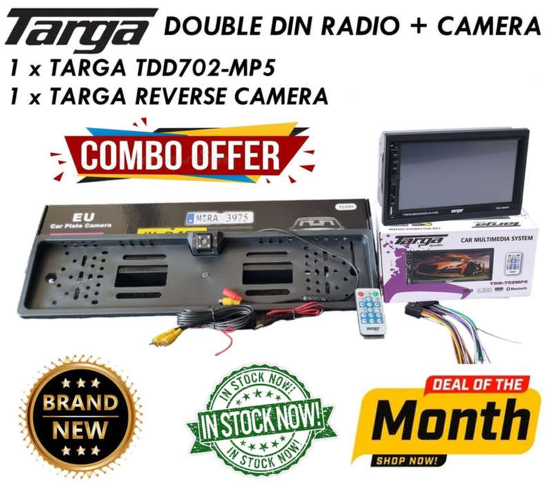 Targa Car Sound Starter Pack (Double DIN + Reverse Camera)!