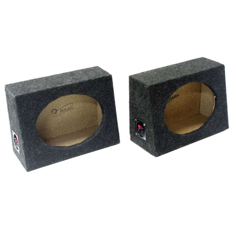 6x9` Speaker Enclosure Set - Acoustic Carpet with Wiring Connection Port