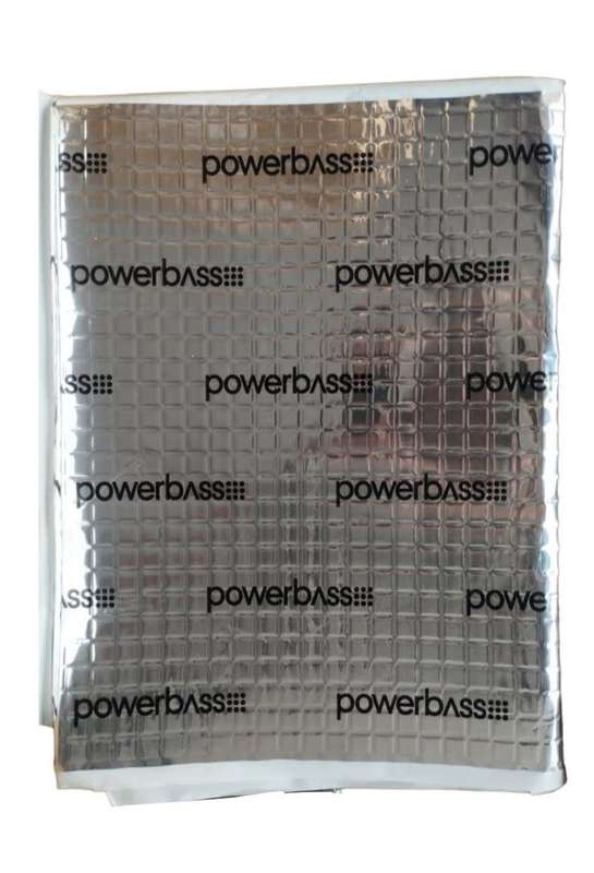 10 Pack Powerbass 2mm Professional Sound Deadening Sheets Free Roller Included