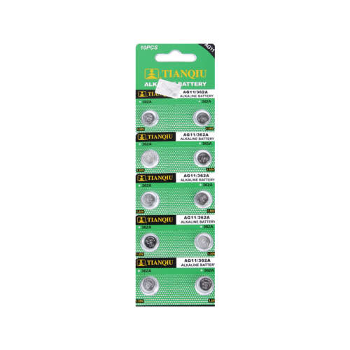 10pcs AG11 362A 1.55V Alkaline Battery