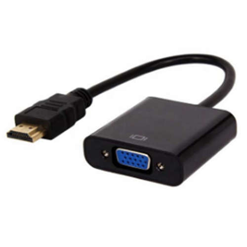 1080P HDMI to VGA with AUX Cable Male to Female Video Converter Adapter Cable for PC DVD