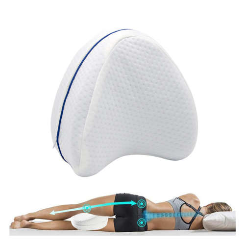 Multifunctional memory foam punching slow rebound cotton portable health care heart shaped leg pillo