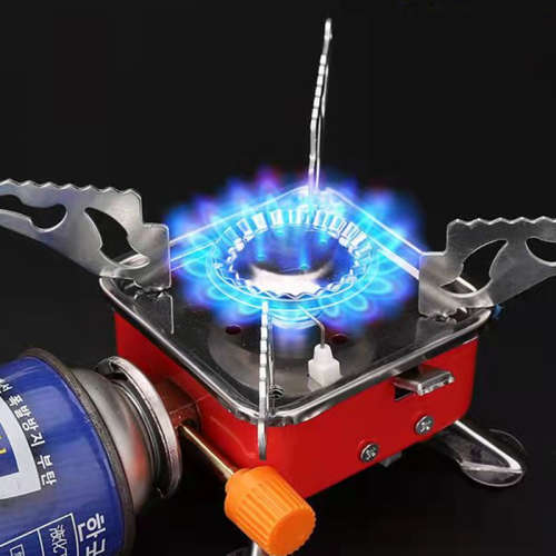 Outdoor mini small square stove gas stove portable cassette stove camping stove picnic cooker