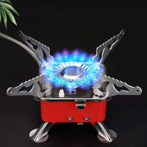 Outdoor mini small square stove gas stove portable cassette stove camping stove picnic cooker